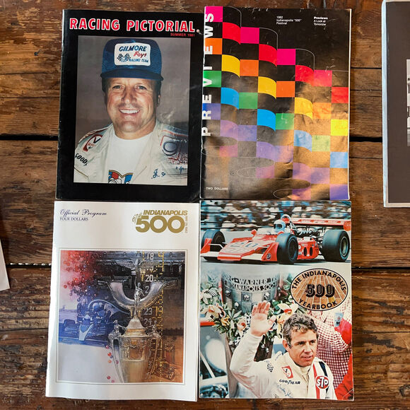 Vintage 80s Indy 500 Souvenir Lot Tickets Pennant Programs Coin Purses 3+ LBs - Picture 7 of 11